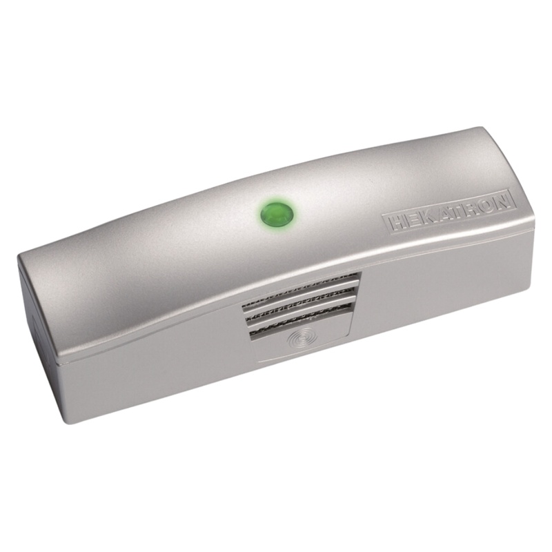 Hekatron Gehaeuseoberteil RNO 02 silber ORS 142 W Schrägansicht