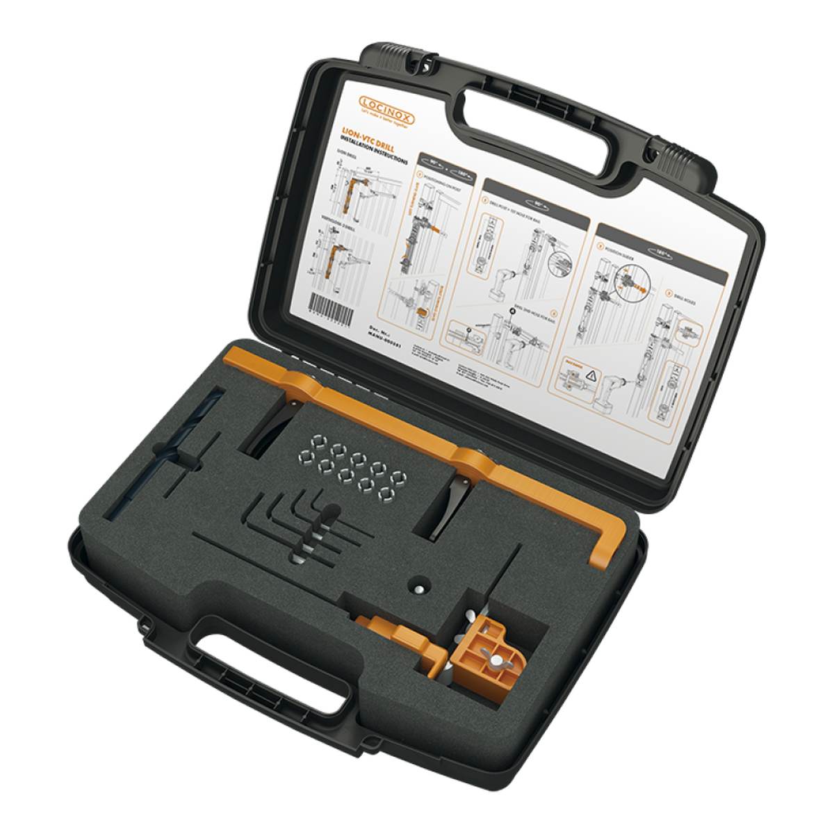 Locinox LION-VTC-DRILL Bohrschablone für LION und VERTICLOSE-2