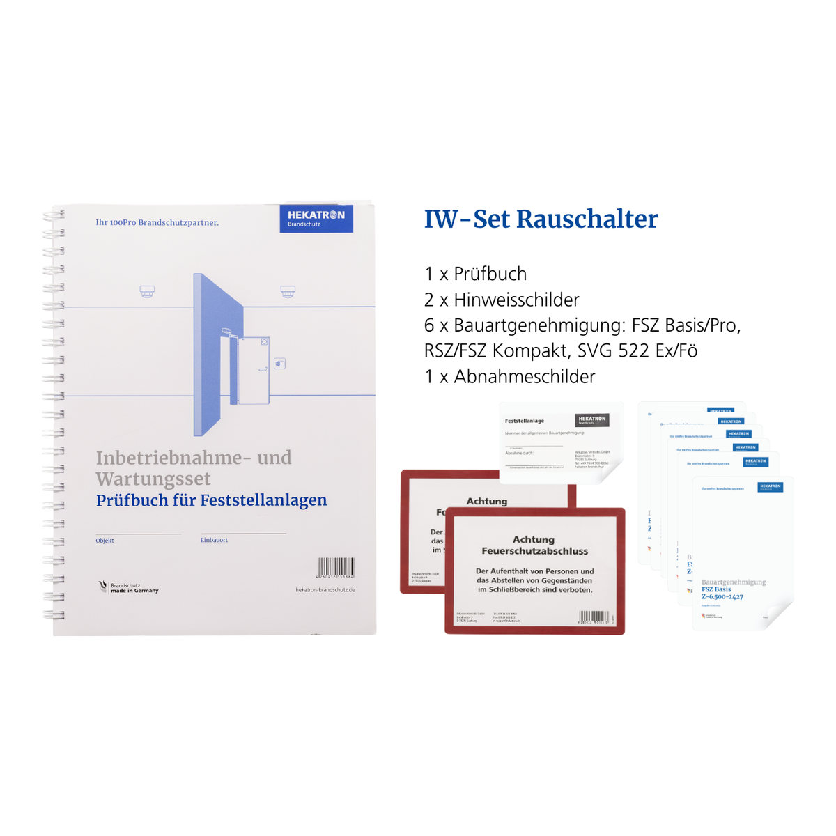 Hekatron Inbetriebnahme- und Wartungsset IW-Set RS