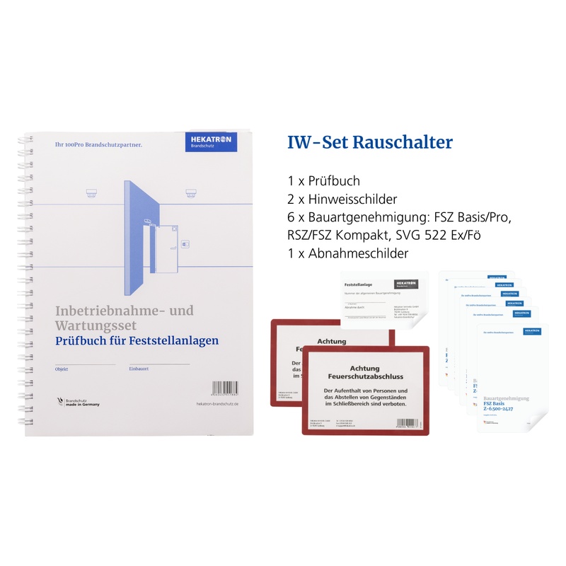 Hekatron Prüfbuch für Feststellanlagen Hekatron