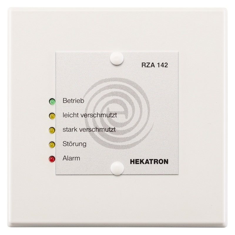Hekatron RZA 142 AP Zustandsanzeige 5 LEDs RS-Bus Frontalansicht