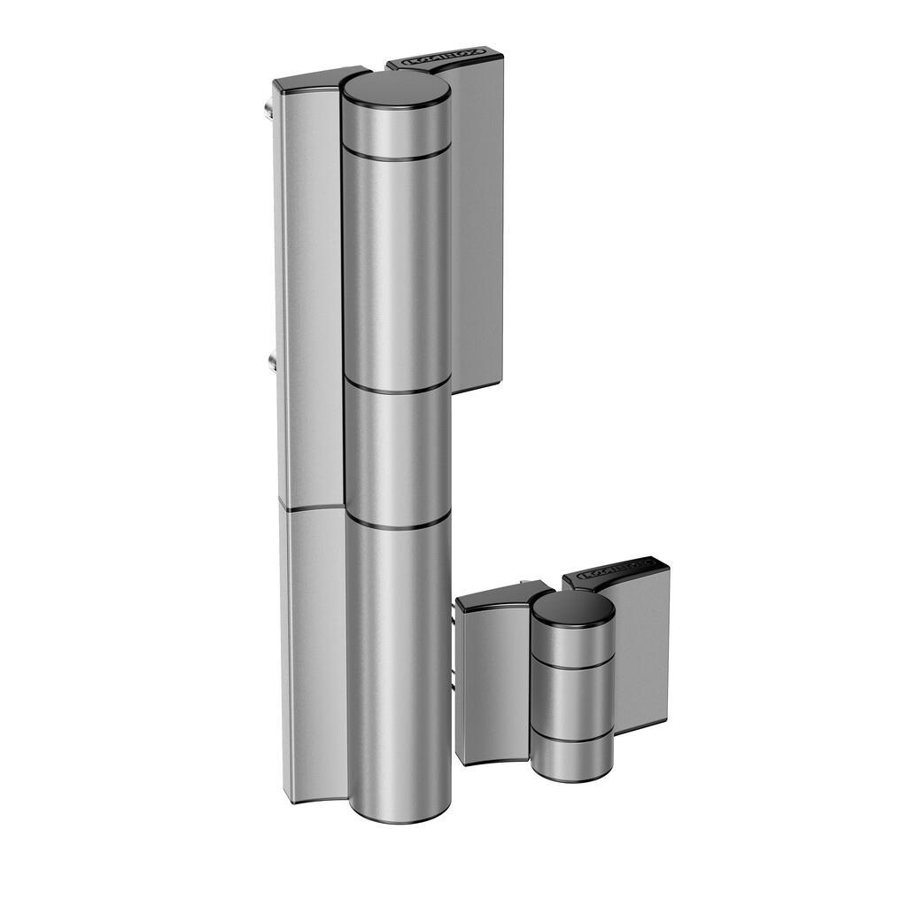 Locinox MAMMOTH180-2 Torschließer 2. Generation Silber mit DINO-2 Scharnier