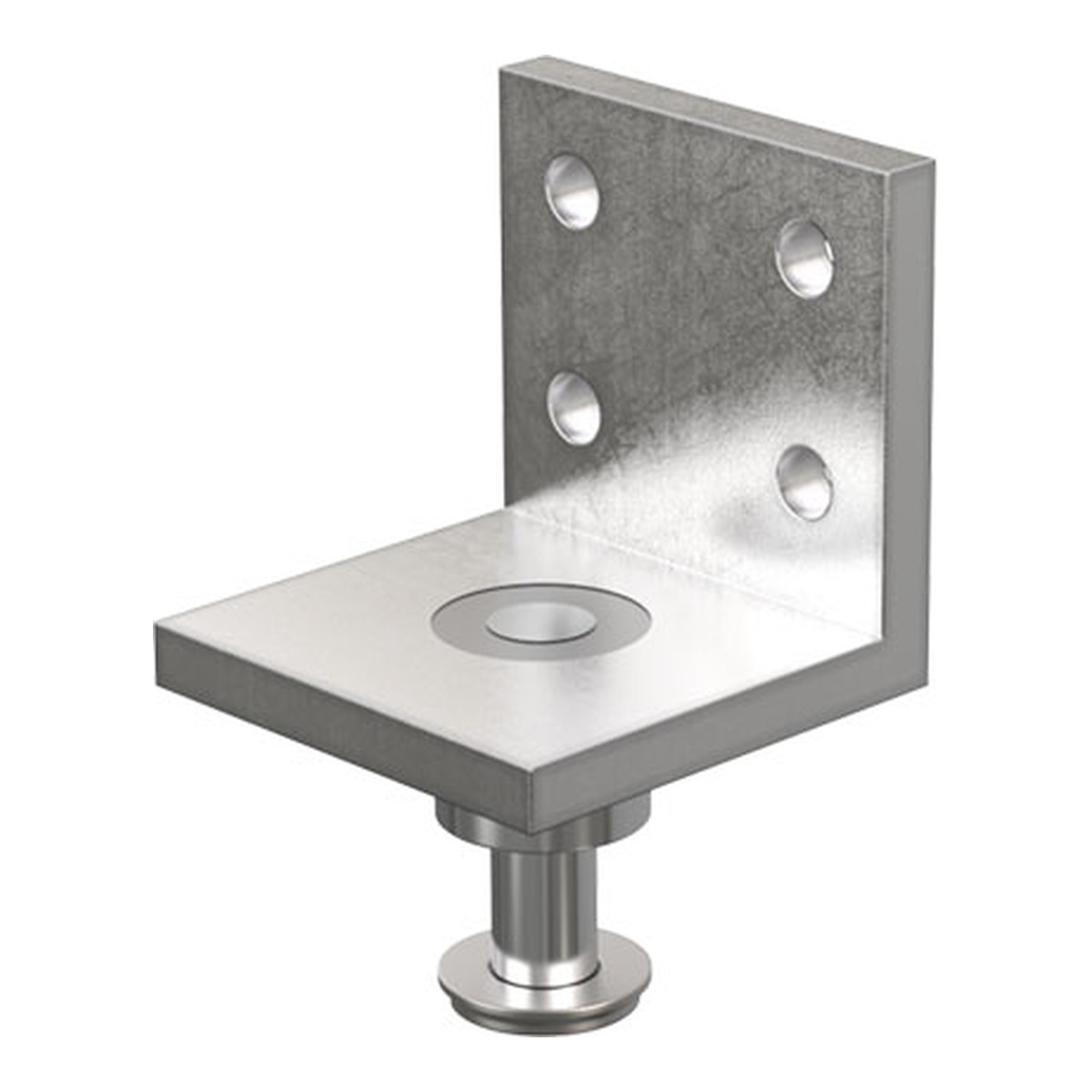DICTATOR Befestigungswinkel TB 40×40×40 mm, verzinkt