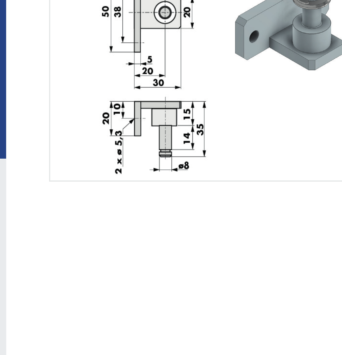 DICTATOR Befestigungswinkel TB-OTS 50×20×30 mm, verzinkt Montagezubehör