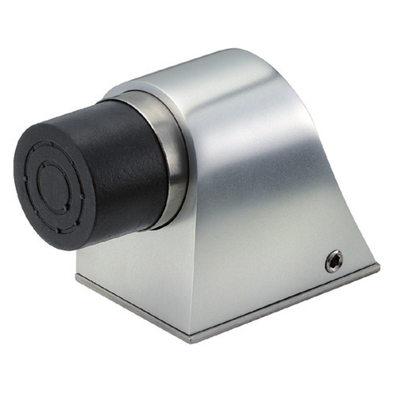 KWS 2124 Türpuffer Montageplatte Aluminium silberfarbig