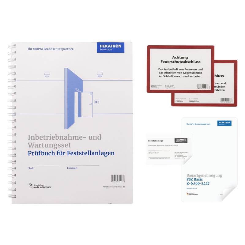 Hekatron Prüfbuch für Feststellanlagen Hekatron