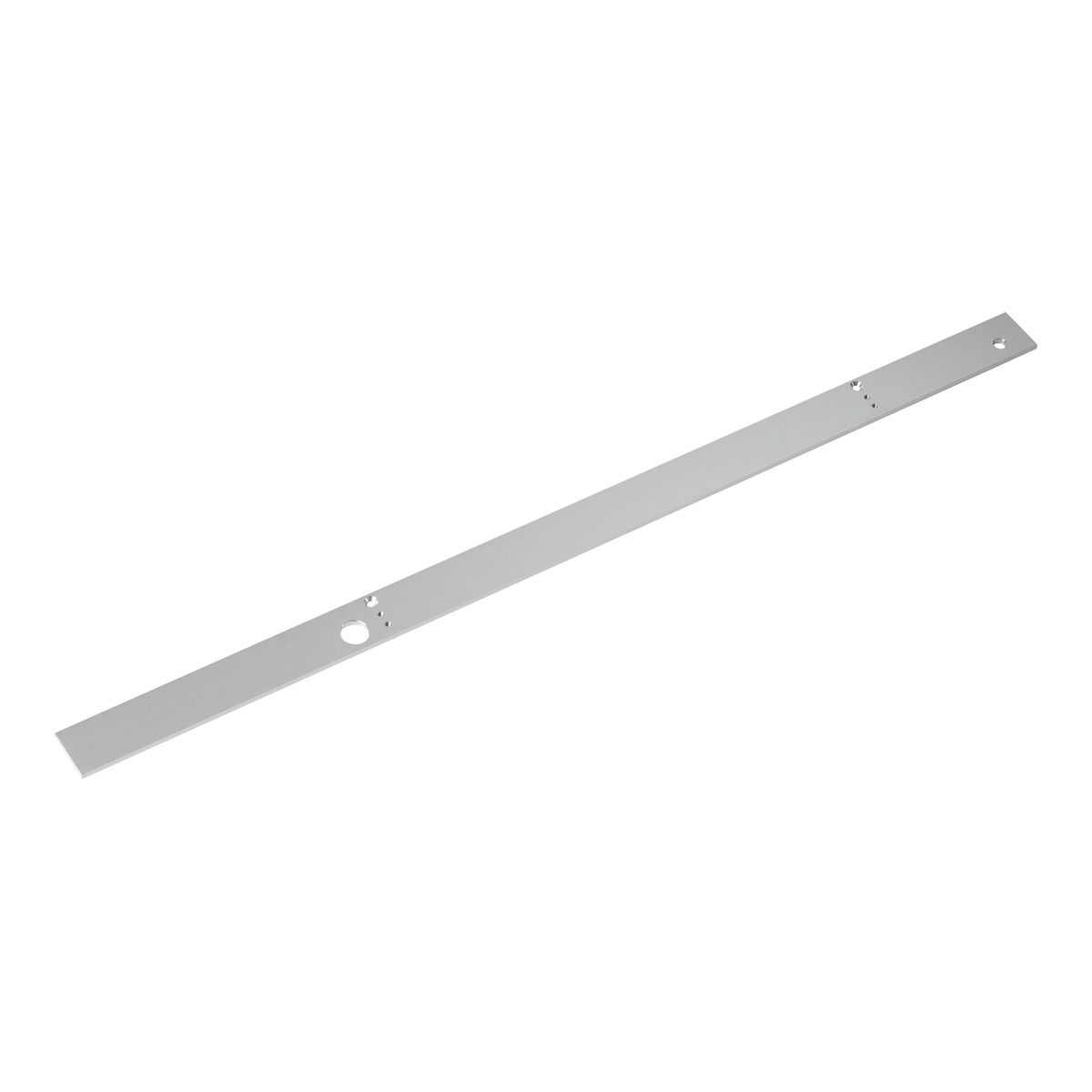 Dorma Montageplatte 64450001 für G-EMR Gleitschiene 120°, silberfarbig