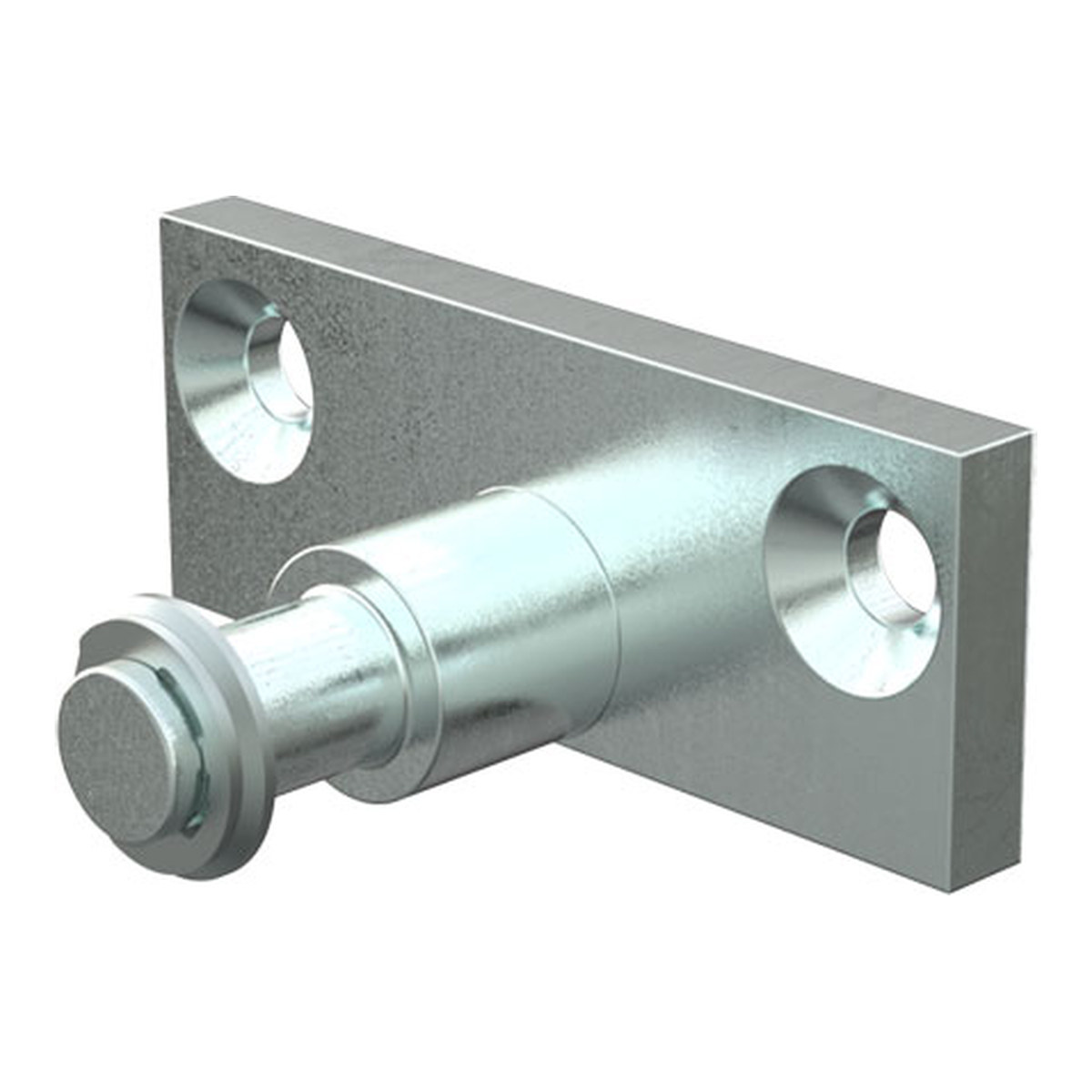 DICTATOR Befestigungsflansch TB 65×25 mm Ø 10, verzinkt