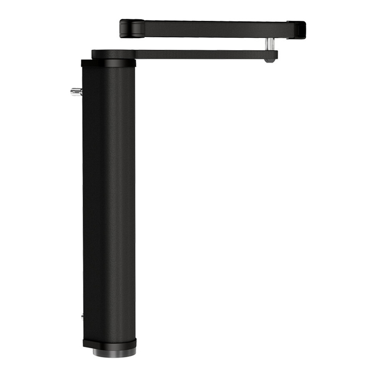 Locinox VENUS-S motorisierter Torschliesser mit Gleitarm in RAL 9005 Schwarz
