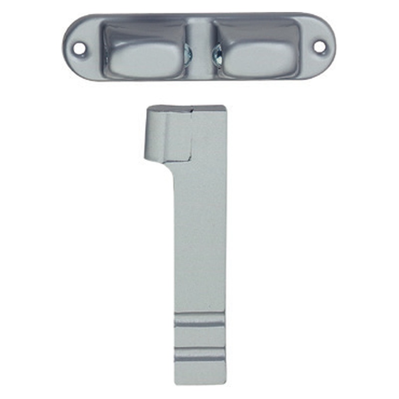 KWS 1056 1057 Flachfeststeller Aluminium silberfarbig