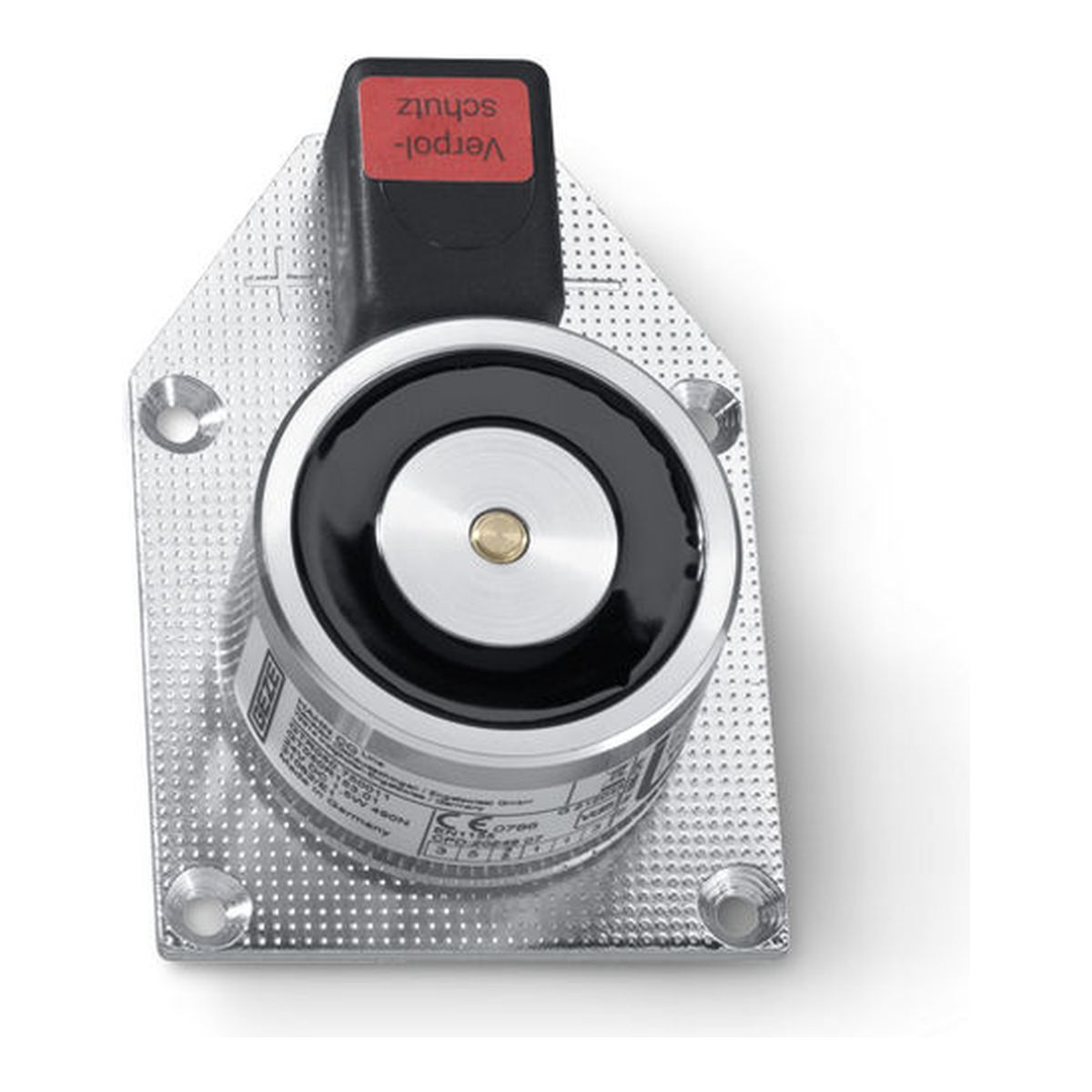 GEZE Türhaftmagnet Wandmontage mit Grundplatte 115829, 24 V DC, 490 N