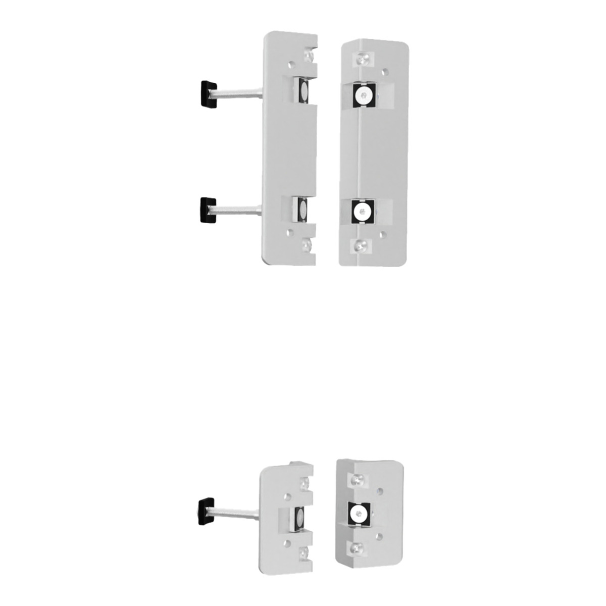 Locinox Montagebügel CLB-MAMMOTH180-2 (P00022238) – Halterungen aus eloxiertem Aluminium für MAMMOTH180-2 und DINO-Torband