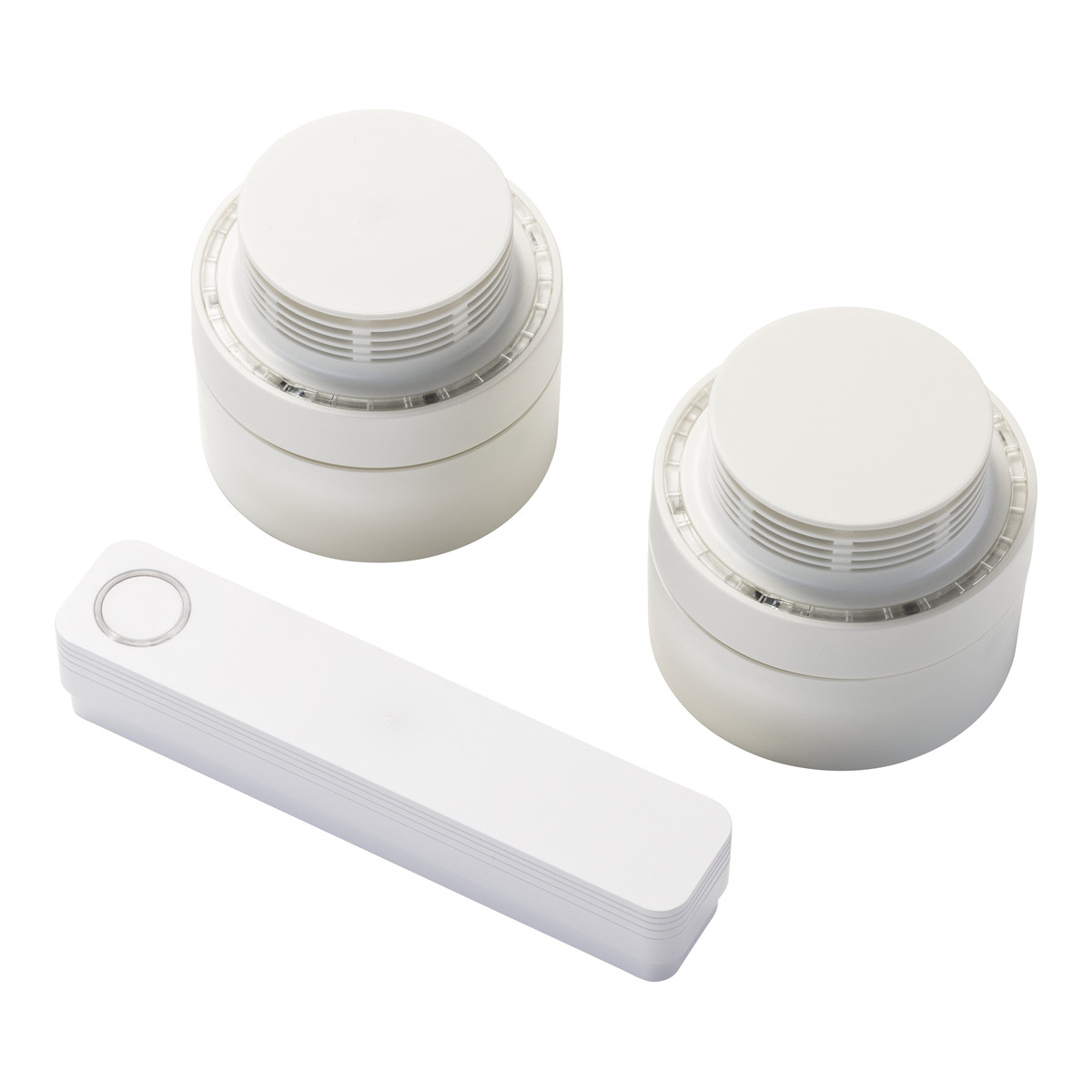 Hekatron ORS 155 F Funkset Funk-Rauchschalter weiss Schrägansicht