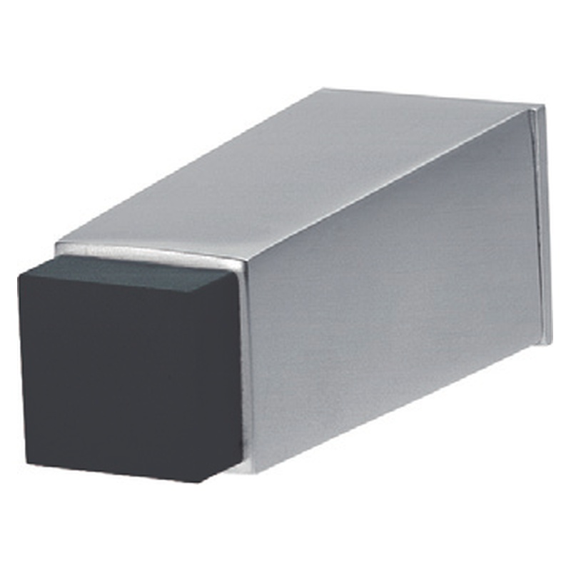 KWS 2033 Wandpuffer eckig Aluminium silberfarbig