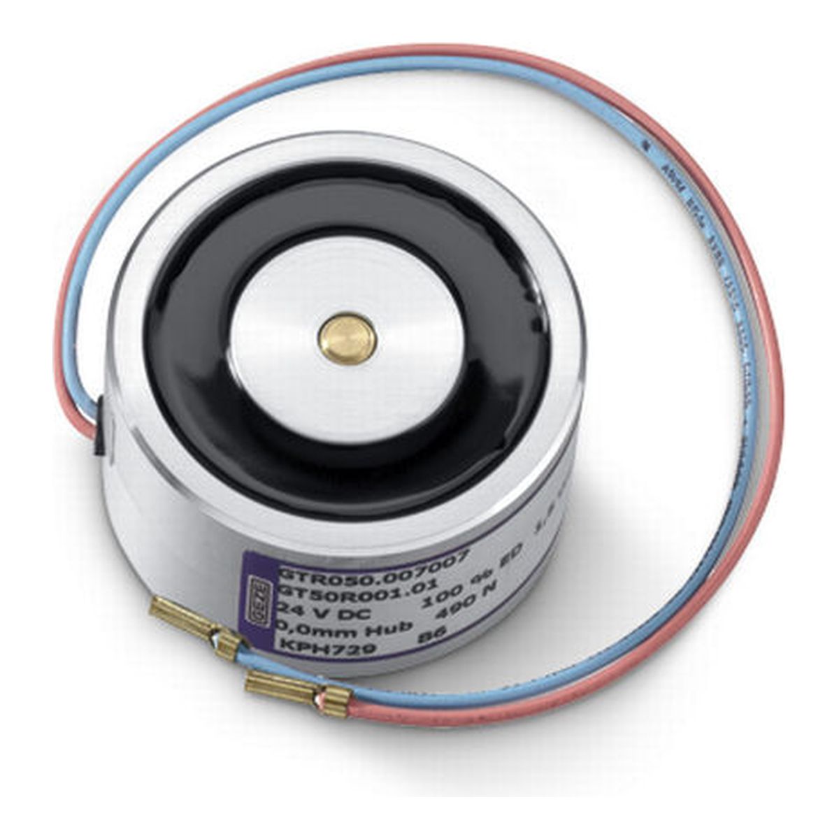 GEZE Türhaftmagnet Grundmodell 115830, 24 V DC, 490 N – für Wandmontage oder Einbau