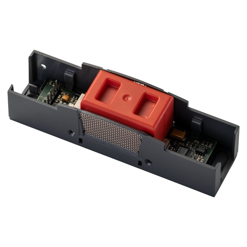 Hekatron ORS 142 W Rauchschalter Wandmontage Schrägansicht