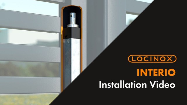 Einbau des Locinox INTERIO Torschließers im Torprofil