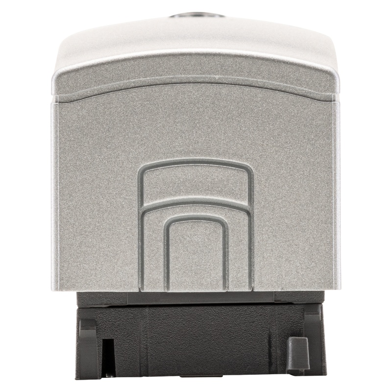 Hekatron ORS 142 W Rauchschalter Wandmontage silber Seitenansicht