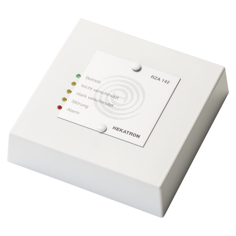 Hekatron RZA 142 AP Rauchschalter-Zustandsanzeige Schrägansicht