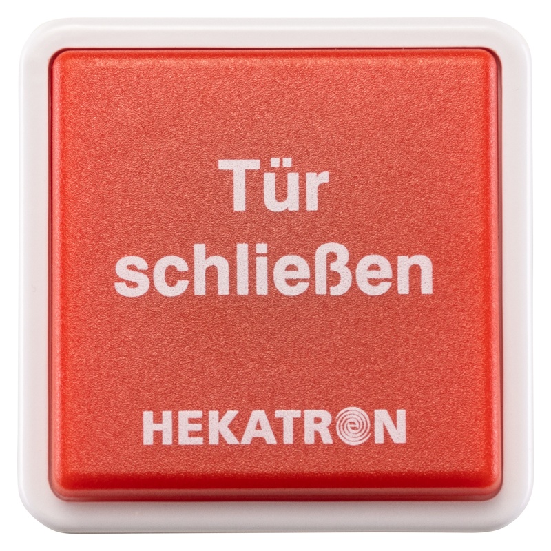 Hekatron HAT 02 Handausloesetaster Feststellanlage Frontalansicht