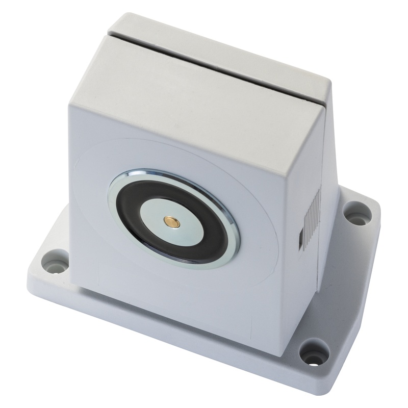 Hekatron THM 413 Tuerhaftmagnet Bodenmontage Schrägansicht