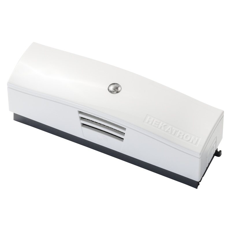 Hekatron ORS 142 W Rauchschalter Wandmontage weiss Schrägansicht