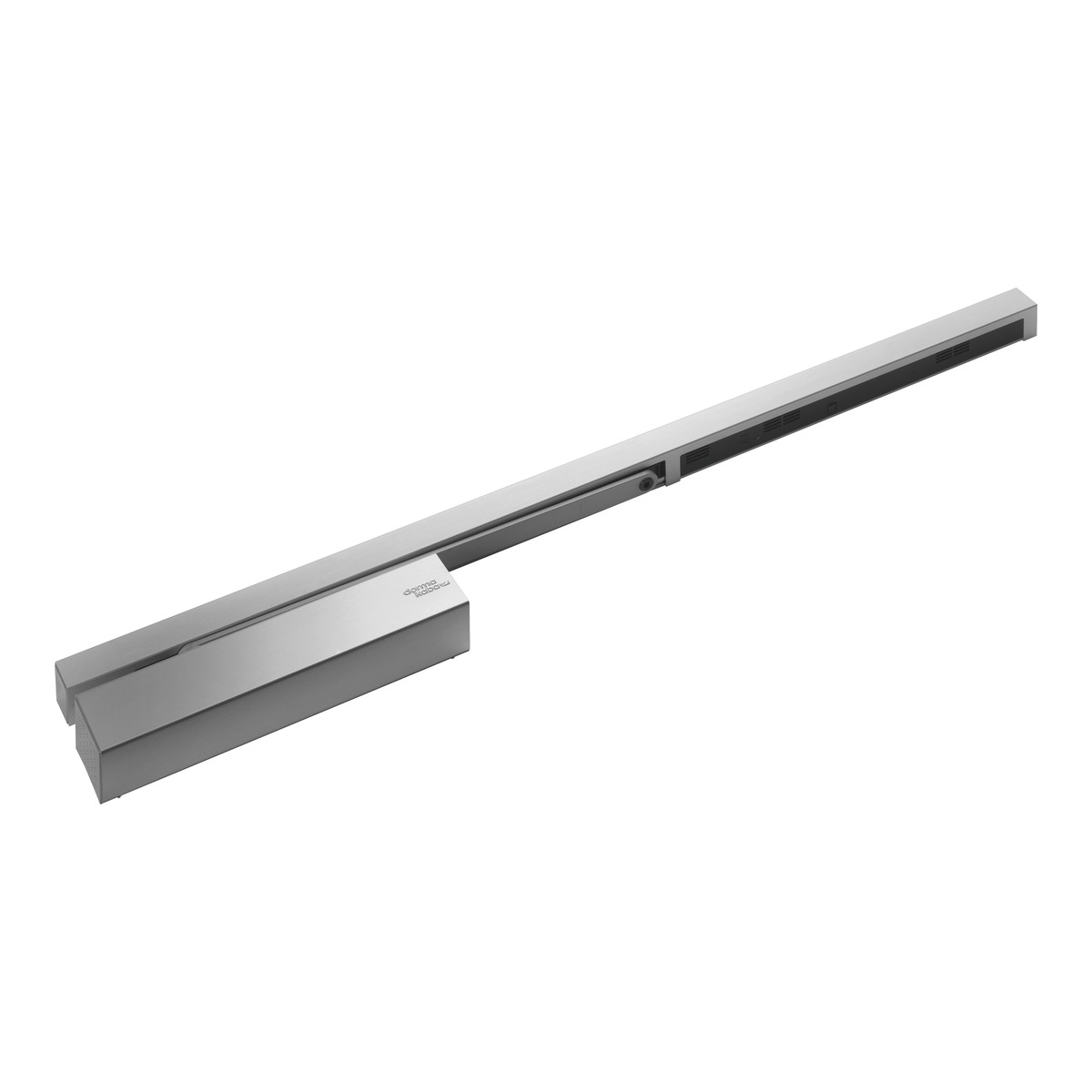 Dorma TS 93 EMR Türschließer mit G-EMR Gleitschiene und integriertem Rauchmelder, silberfarbig