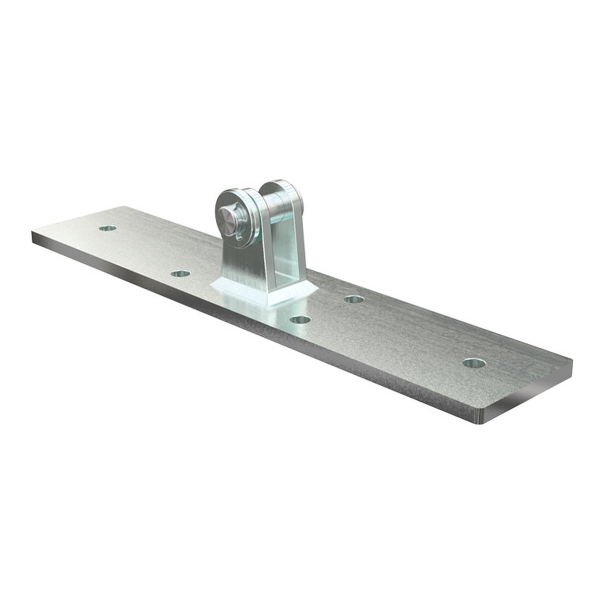 DICTATOR Befestigungsplatte TB 45×220 mm Ø 10, verzinkt