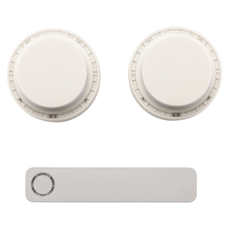 Hekatron ORS 155 F Funkset Funk-Rauchschalter silber Draufsicht
