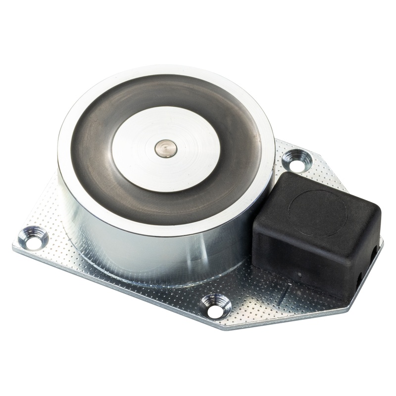 Hekatron THM 425 Tuerhaftmagnet Wandmontage Schrägansicht